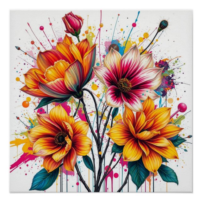 bouquet wall art (Front)