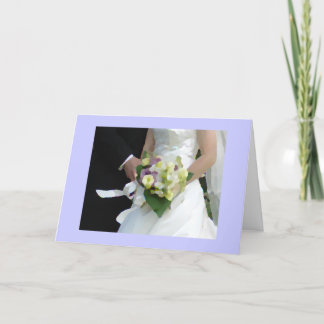 bouquet watercolor thank you card