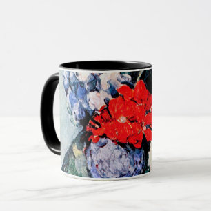 Bouquet with Little Delft, Paul Cezanne Mug
