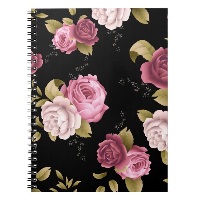 Bouquets of Roses 3 Notebook (Front)