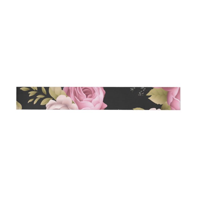Bouquets of Roses 3 Wrap Around Label (Individual)