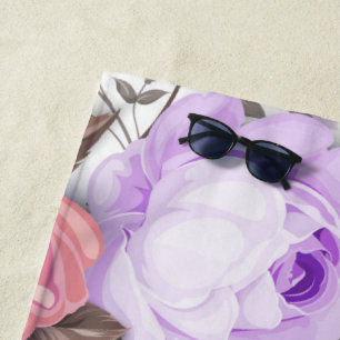 Bouquets of Roses 5 Beach Towel