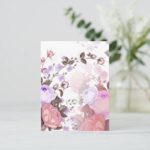 Bouquets of Roses 5 Holiday Postcard