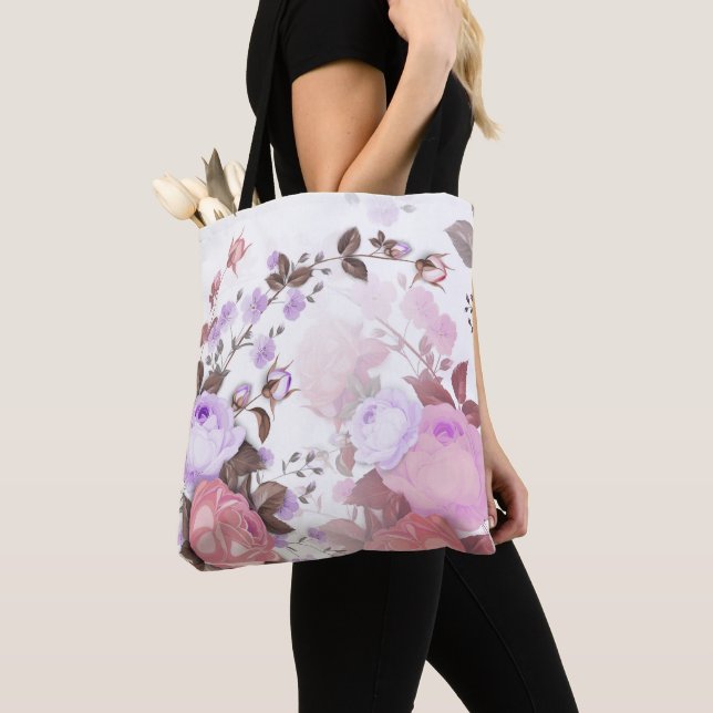 Bouquets of Roses 5 Tote Bag (Close Up)