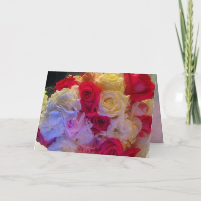 Bouquets of Roses Card (Front)
