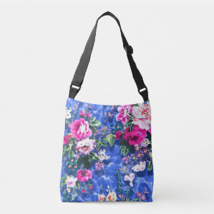 Bouquets with roses crossbody bag
