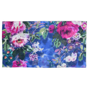 Bouquets with roses pillowcase