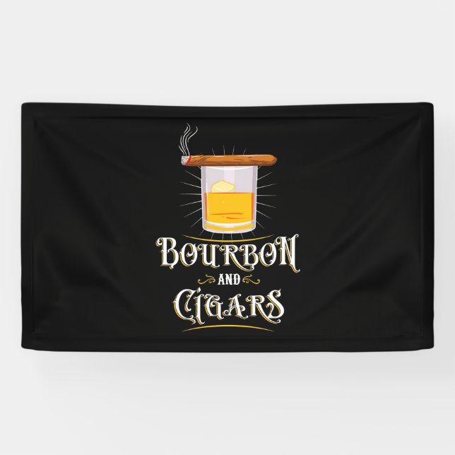 Bourbon And Cigars Banner (Horizontal)