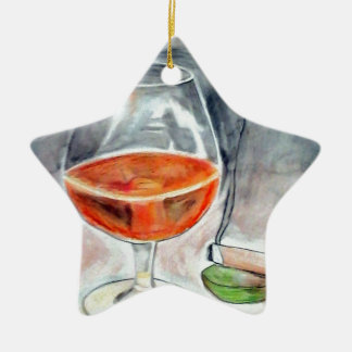 Bourbon and Smoke Ceramic Tree Decoration