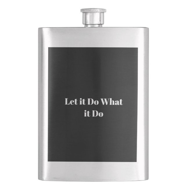 Bourbon Classic Flask (Front)