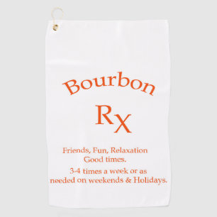 bourbon golf towel