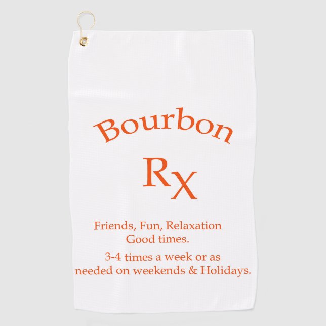 bourbon golf towel (Front)