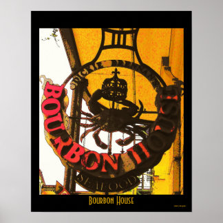 Bourbon House Seafood Poster