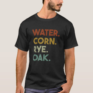 Bourbon Ingredient List Vintage T-Shirt