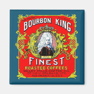 Bourbon King Finest Roasted Coffees Magnet