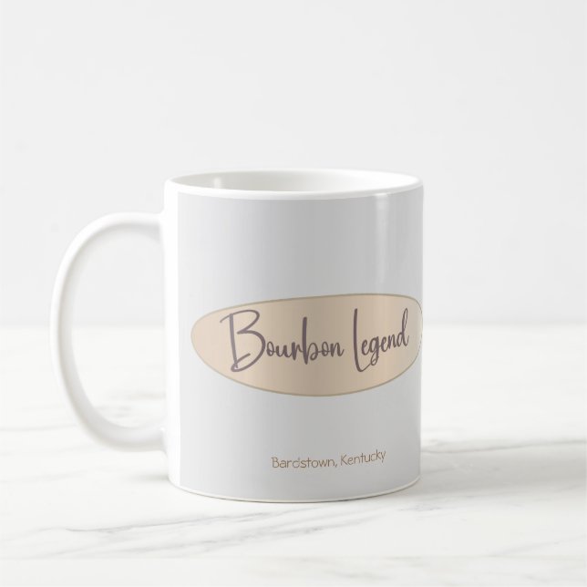Bourbon Legend in neutrals Classic Mug (Left)
