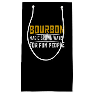 Bourbon Magic Brown Water Fun People - Whiskey Small Gift Bag