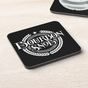 Bourbon Snob - funny whiskey drinker Coaster