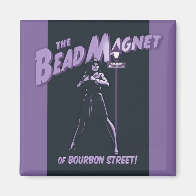 Bourbon St. Bead Magnet (Front)