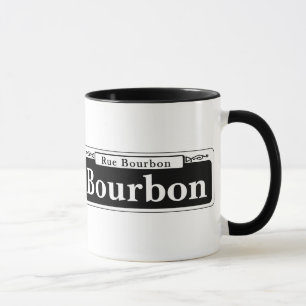 Bourbon St., New Orleans Street Sign Mug