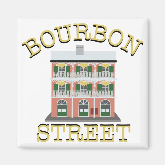 Bourbon Street Magnet (Front)