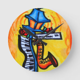 Bourbon Street Musical post Round Clock