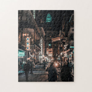Bourbon Street New Orleans Jigsaw Puzzle