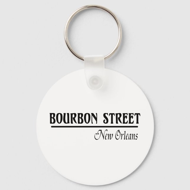 Bourbon Street New Orleans Key Ring (Front)