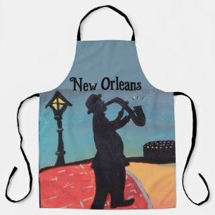 bourbon street new Orleans Louisiana Apron