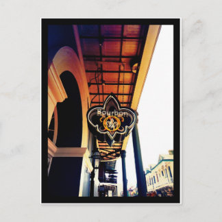 Bourbon Street New Orleans Louisiana Sign Postcard