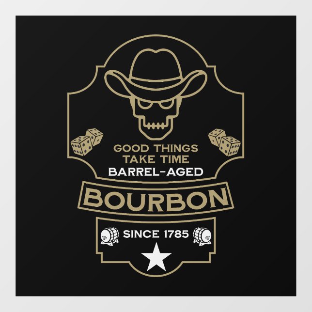 Bourbon Whiskey Art (Sheet)