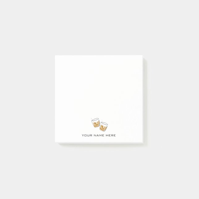 Bourbon/Whiskey  Post-it Notes (Front)