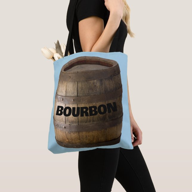 BOURBON WHISKEY TOTE BAG (Close Up)