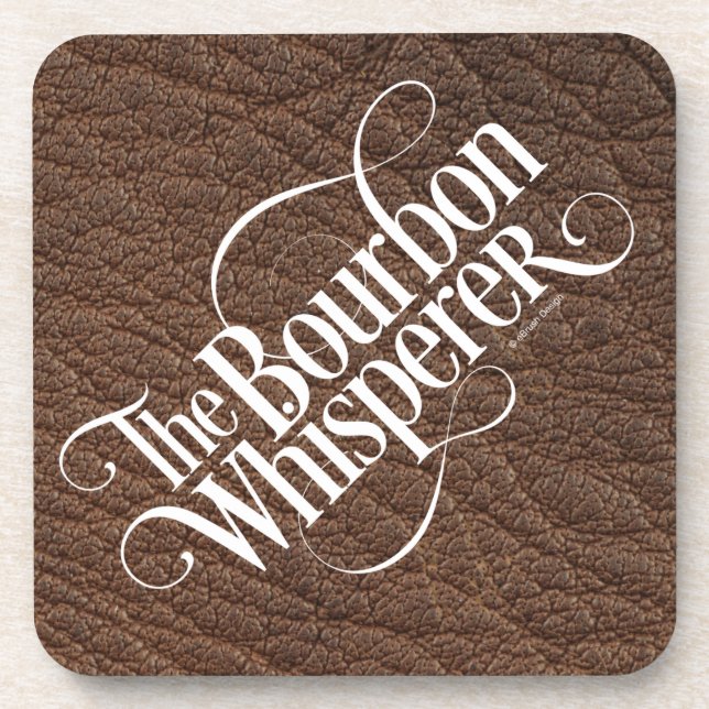 Bourbon Whisperer Coaster (Front)