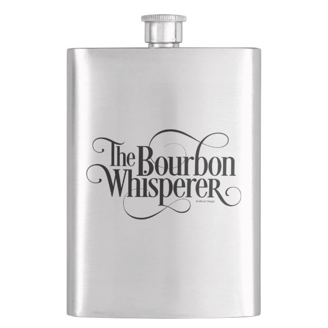 Bourbon Whisperer Flask (Front)