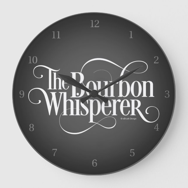 Bourbon Whisperer Large Clock (Front)