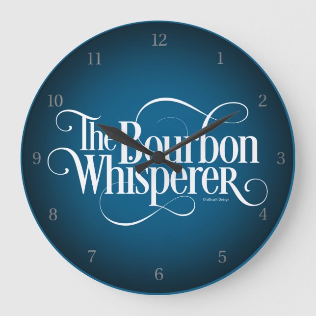 Bourbon Whisperer Large Clock (Front)