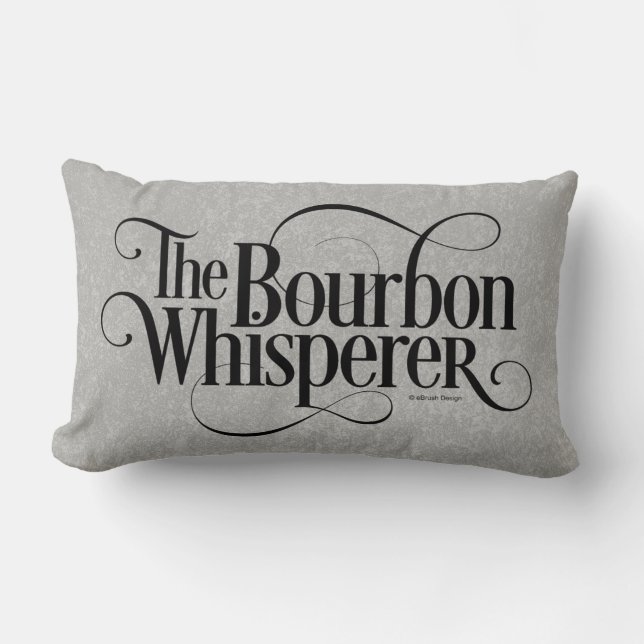 Bourbon Whisperer Lumbar Cushion (Front)