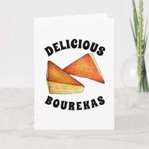 Bourekas Savory Pastry Israeli Food Jewish Cuisine Card