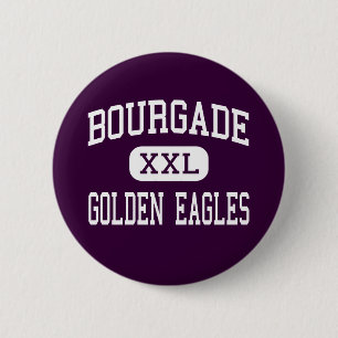 Bourgade - Golden Eagles - Catholic - Phoenix 6 Cm Round Badge