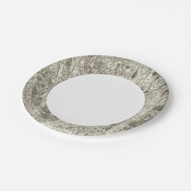 Bourgen Bresse Paper Plate (Angled)
