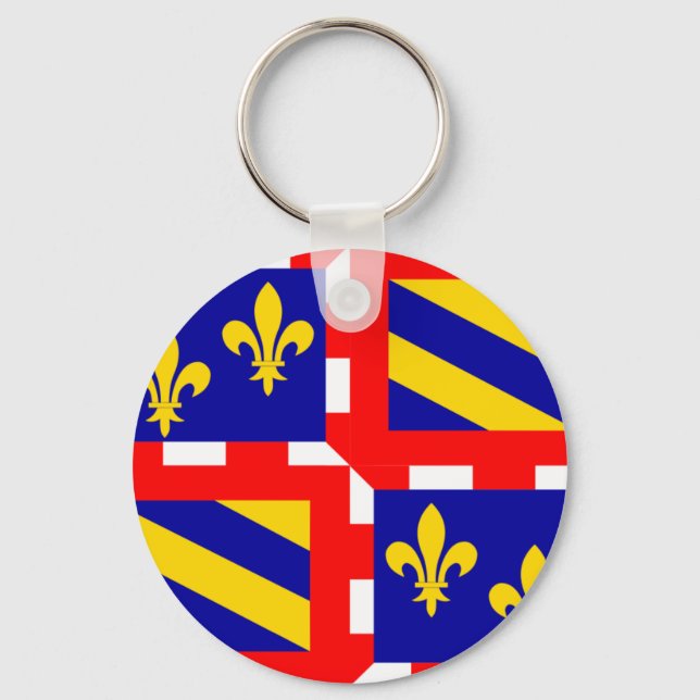 Bourgogne, France Key Ring (Front)