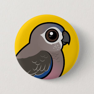 Bourke's Parrot 6 Cm Round Badge