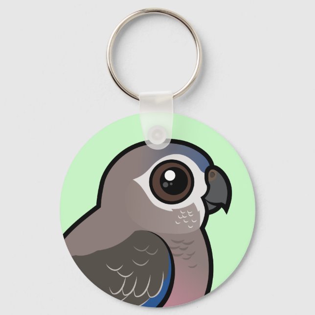 Bourke's Parrot Key Ring (Front)