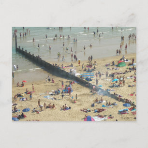 Bournemouth Beach UK Postcard