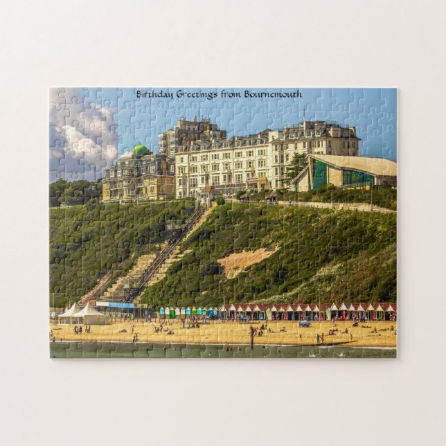 Bournemouth coast. jigsaw puzzle (Horizontal)