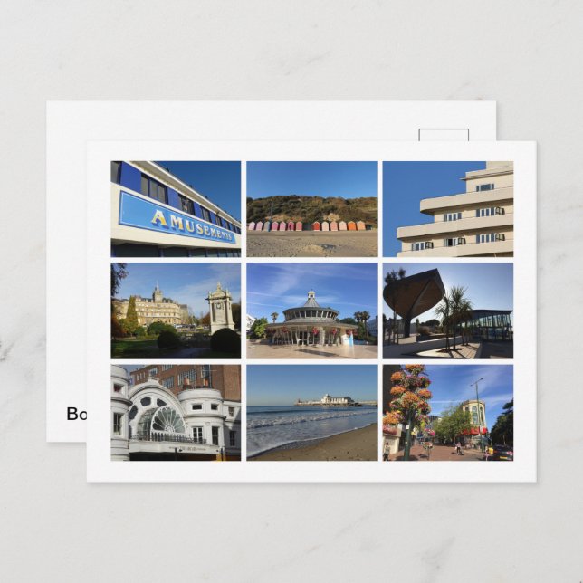 Bournemouth Postcard (Front/Back)