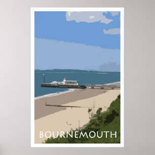 BOURNEMOUTH Vintage Style Poster