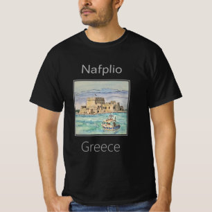 Bourtzi Fortress, Nafplio, Greece T-Shirt