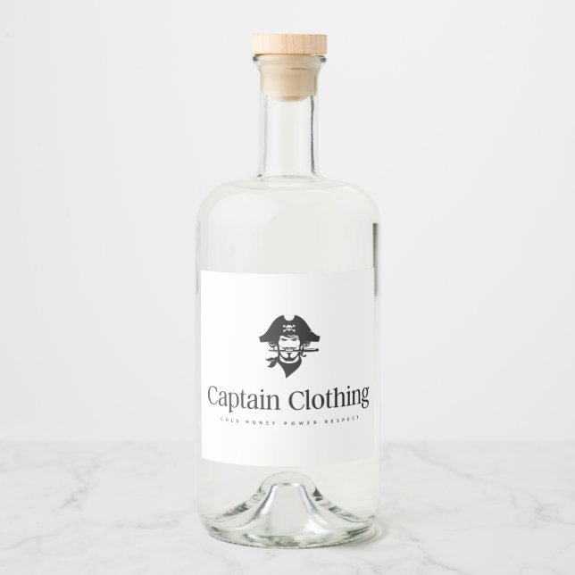 bouteille de liqueur  liquor bottle label (Front)